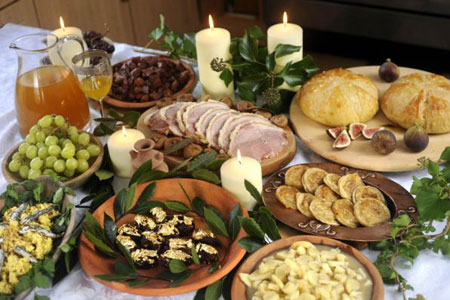 An impressive Roman feast